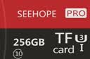 TF内存卡tf512g手机高速通用数码相机平板行车记录仪监控存储卡sd 256G高速通用+SD卡套+读卡器 实拍图
