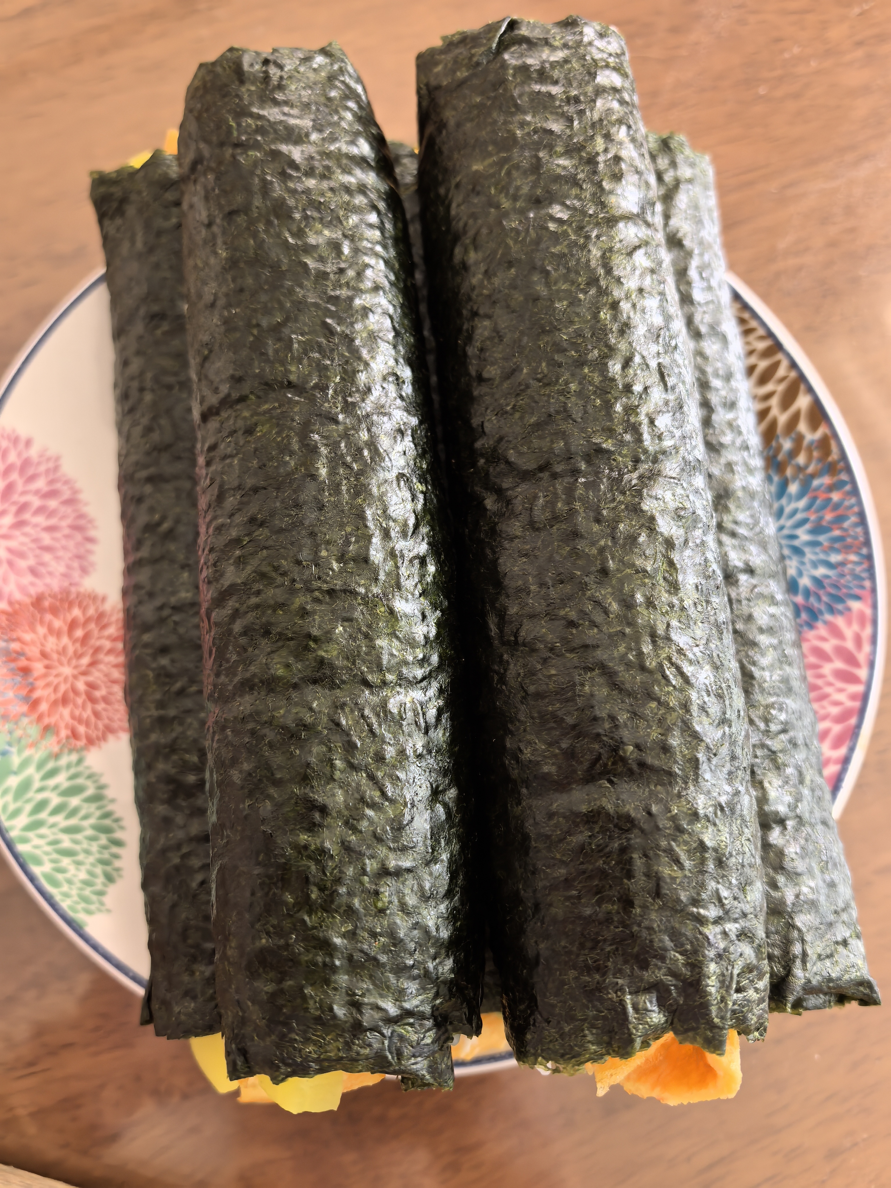 波力寿司海苔片27g(10片)带竹帘紫菜包饭无添加防腐剂海苔寿司卷食材 实拍图