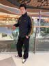 李宁运动外套男女款秋冬季防风防泼水潮流时尚保暖复古夹克运动服 【立领款防泼水】黑J23-1 XL (男生正码，女生选购议偏小一码) 实拍图