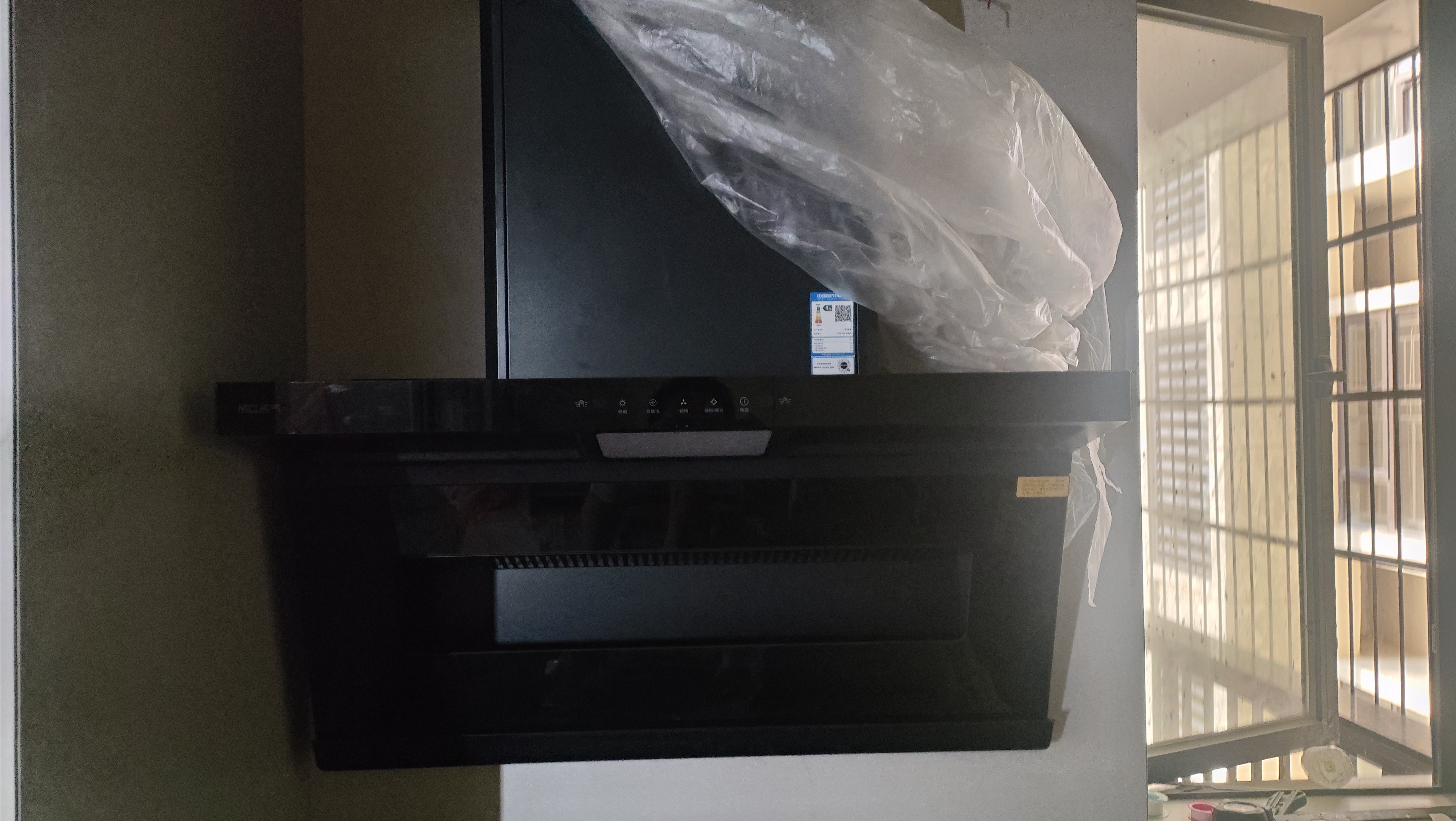 名气嵌入式消毒柜家用X101A黑色钢化玻璃105L大容量厨房紫外线臭氧二星级消毒碗柜 二星级 105L 实拍图