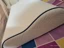 海澜之家（HLA）A类深度护睡眠记忆棉枕头芯慢回弹宿舍单人制式颈椎枕家用一对装 白色【针织棉】记忆枕 A类 一对 50*30*10/8cm/枕芯重约：600g 实拍图