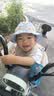 FGHGF电动车儿童座椅前置电瓶车宝宝安全座椅踏板摩托车小孩婴幼儿坐椅 米白全包围 【安全坐垫+一键旋转】 8个月-3岁 实拍图