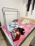零树 实木床主卧双人床家具【包安装】 1.5m*2m床+5cm椰棕床垫 JY-004 实拍图