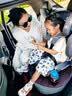 bebelock儿童安全座椅约1岁-12岁宝宝汽车用车载便携可折叠通风加热新国标 太空灰【新国标+i-Size认证】 实拍图