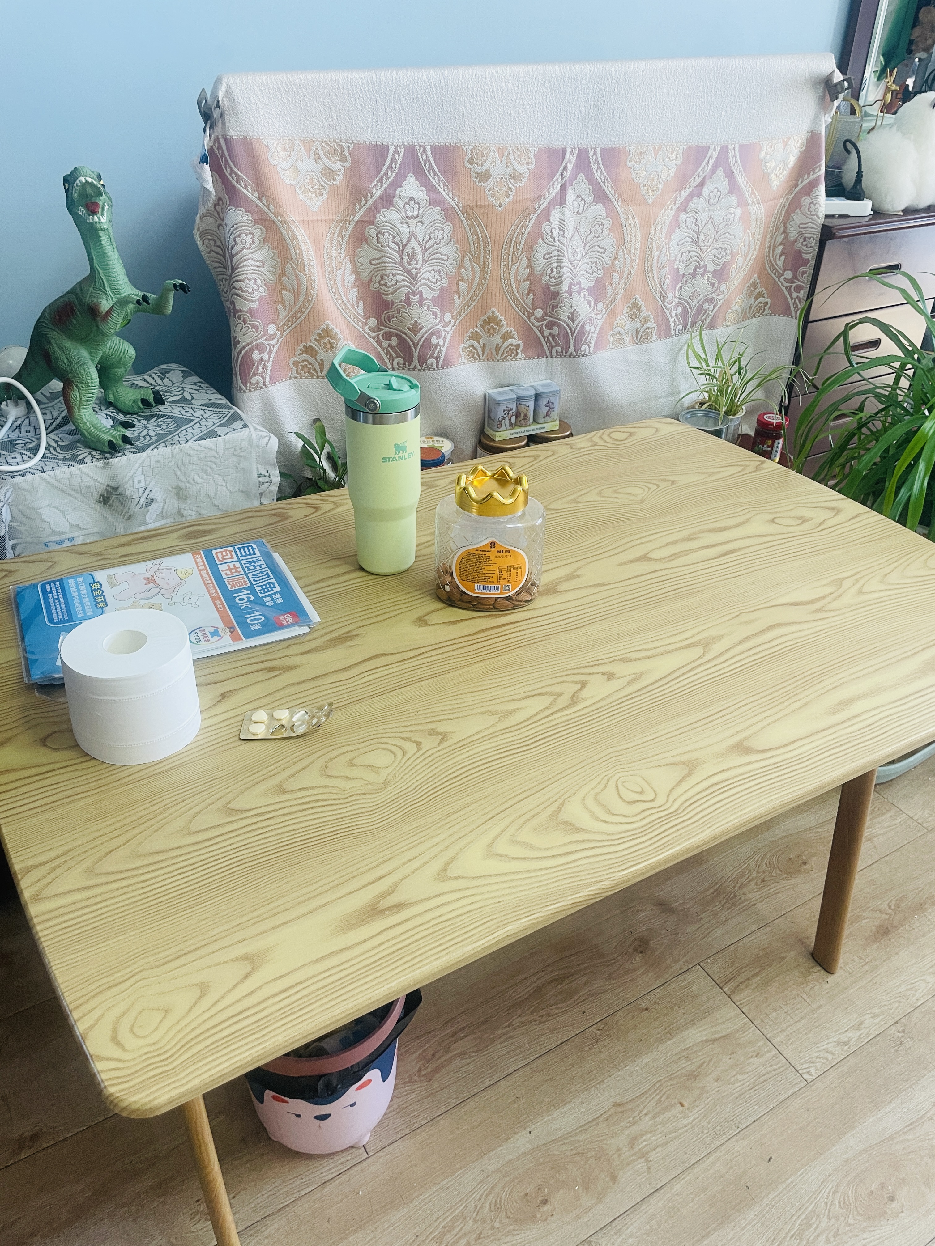 苡茉北欧餐桌家用小户型简约吃饭桌子长方形餐饮桌椅套餐组合出租房用 实拍图