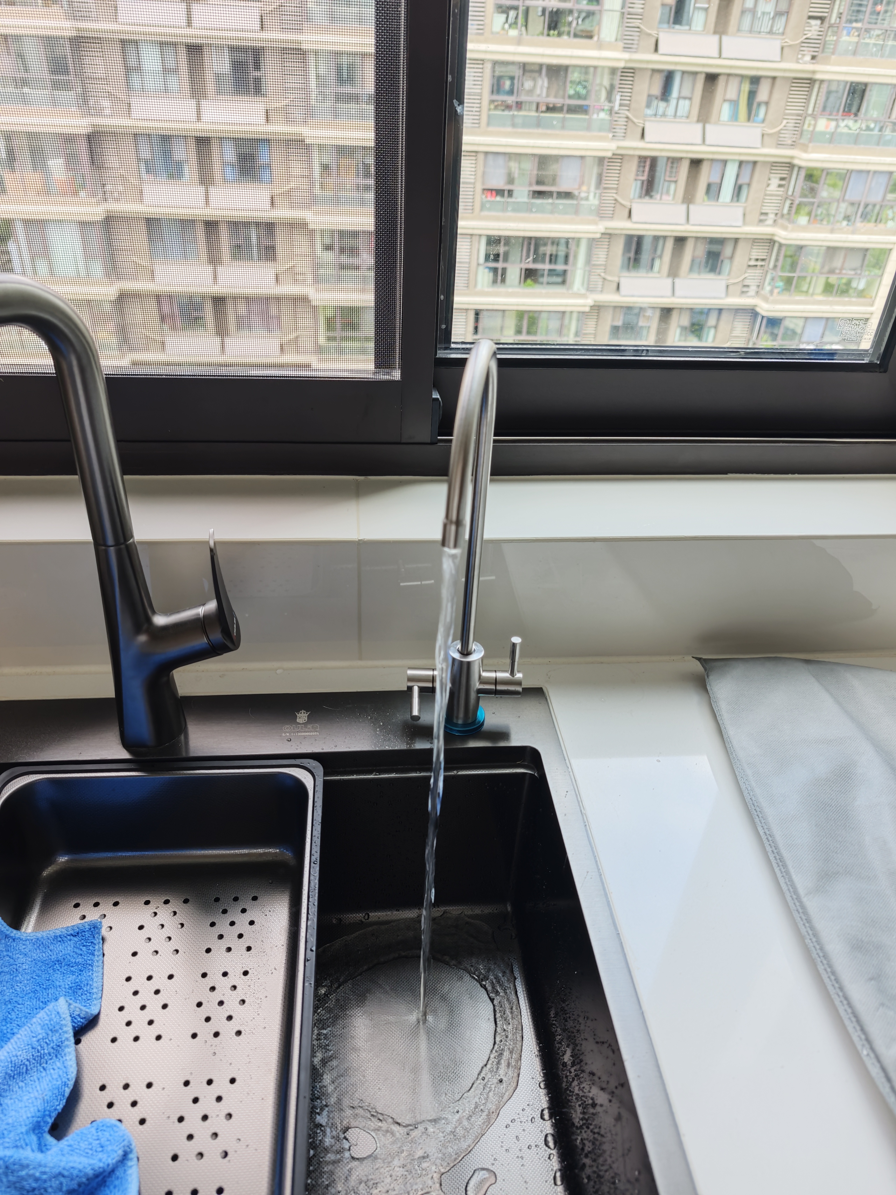 志高（CHIGO）云净3.0净水器通用滤芯家用加热直饮机一体机陶氏RO反渗透厨房专用台下用净水机净水器管线机套装 【陶氏RO】1200G净水器+双出水 实拍图