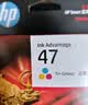 惠普（HP）47原装大印量彩色墨盒 适用hp 4825/4826打印机 实拍图