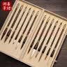 善琏湖笔十二生肖 狼毫毛笔套装羊毫兼毫文房四宝套装长峰国画大师手作专业级书法毛笔高档礼盒套装 实拍图