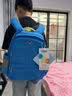 乐同【开学礼物】书包人体工学儿童护脊书包 小学生书包耐脏轻便分层 中童4-6年级 | 蔚蓝色 实拍图