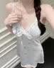浪莎情趣内衣性感蝴蝶吊带睡裙纯欲风睡衣女甜美冰丝家居服房事战袍 实拍图