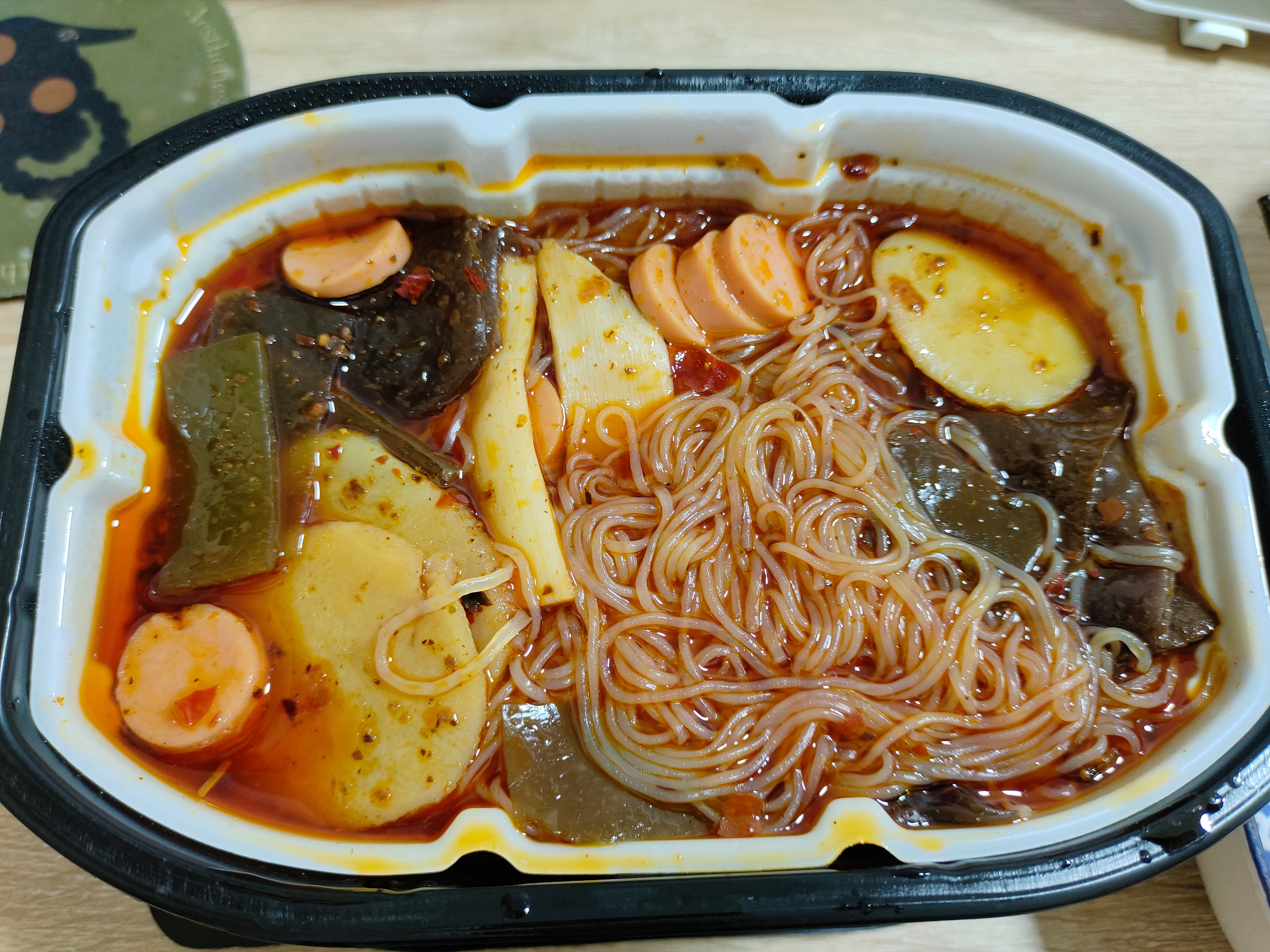 海底捞自热火锅 方便速食免煮出游露营香辣素食小火锅400g 实拍图