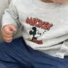 优衣库婴幼儿Mickey＆Friends卫衣/长袖宝宝运动衫486411 03 灰色 80 实拍图