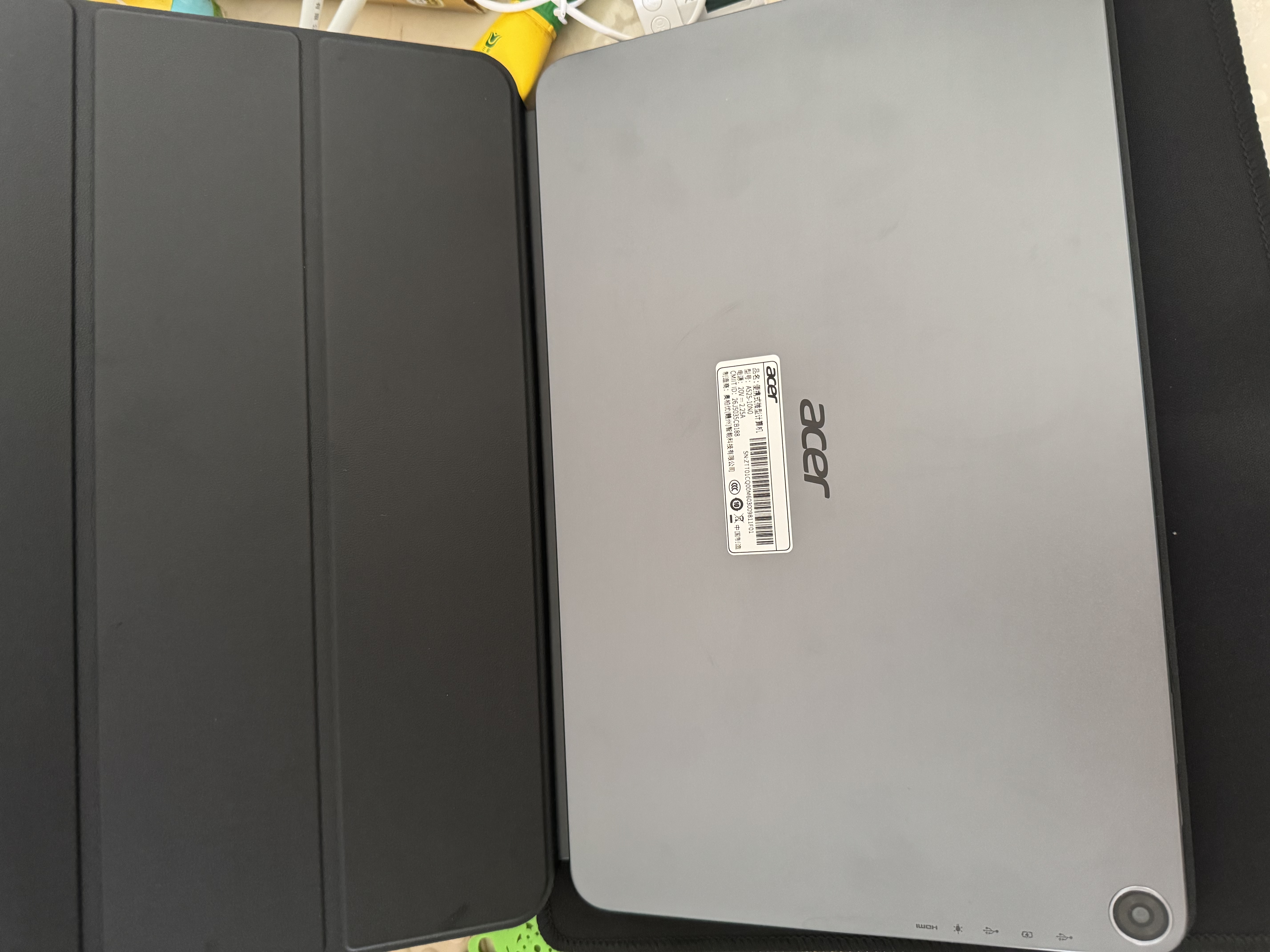 宏碁（acer）平板电脑笔记本二合一 A525 12英寸 2K触控高清屏 N100处理器便携掌上电脑学习机pad【12G+256G】 实拍图