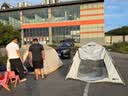 探险者（TAN XIAN ZHE）帐篷户外露营防雨过夜3人-4人速开便捷天幕二合一黑胶防晒帐篷 【特惠套餐】3-5人帐篷+防潮垫 实拍图