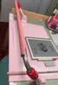 猫太子护栏坐读写黄金12°坐姿矫正器儿童防低头写字小学生保护近视弯腰驼背姿势学习纠正阅读桌面神器粉 实拍图