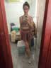 VICTORIATOURIST瑜伽服女跑步运动套装夏季防晒健身服普拉提短袖短裤带胸垫两件套 实拍图