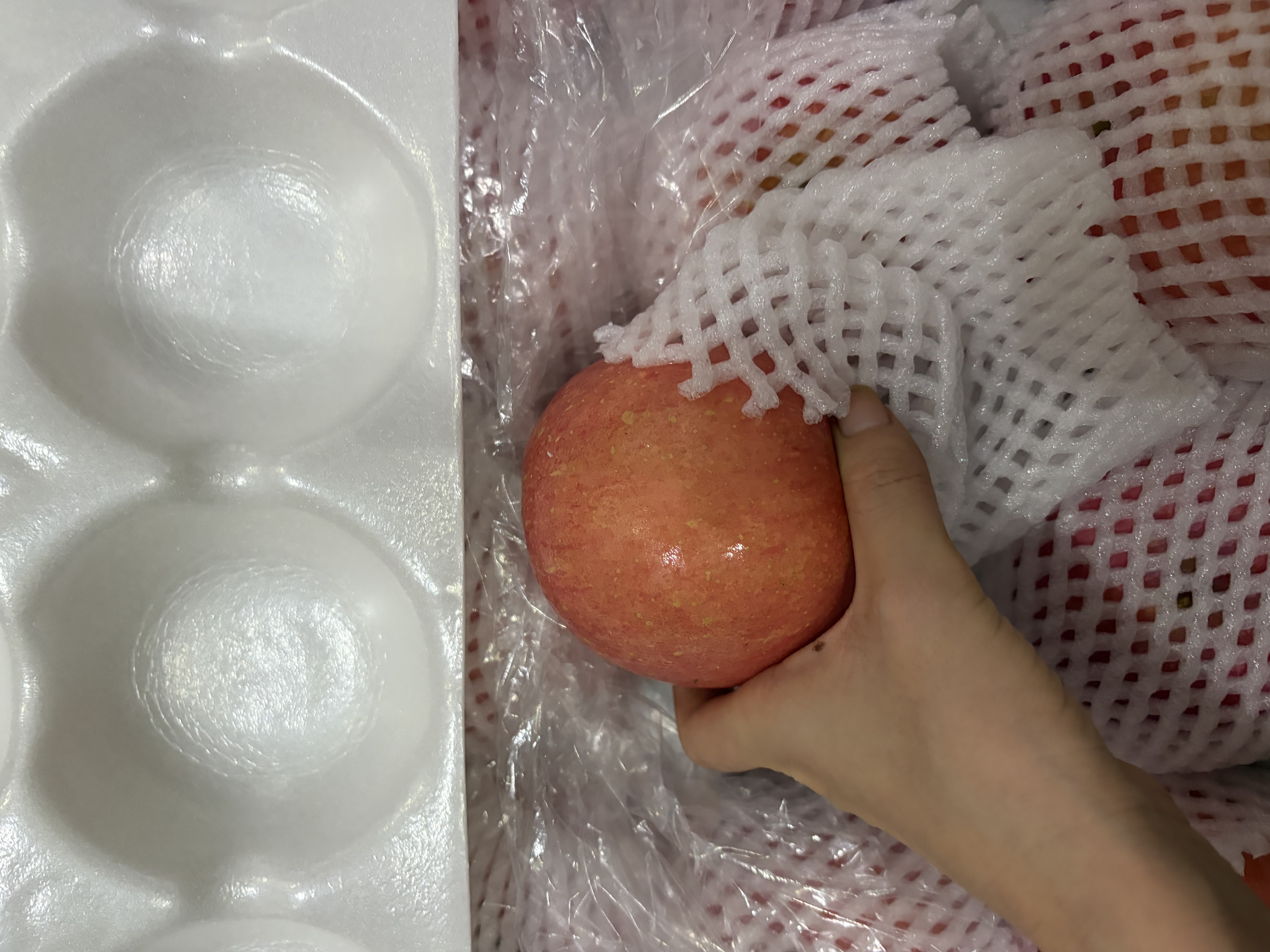 京鲜生 栖霞红富士苹果 【精品礼盒】 净重6.4斤 单果230g+ 生鲜水果 实拍图