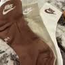 耐克NIKE男女短袜三双装 EVERYDAY 运动袜DX5074-904多色M 实拍图