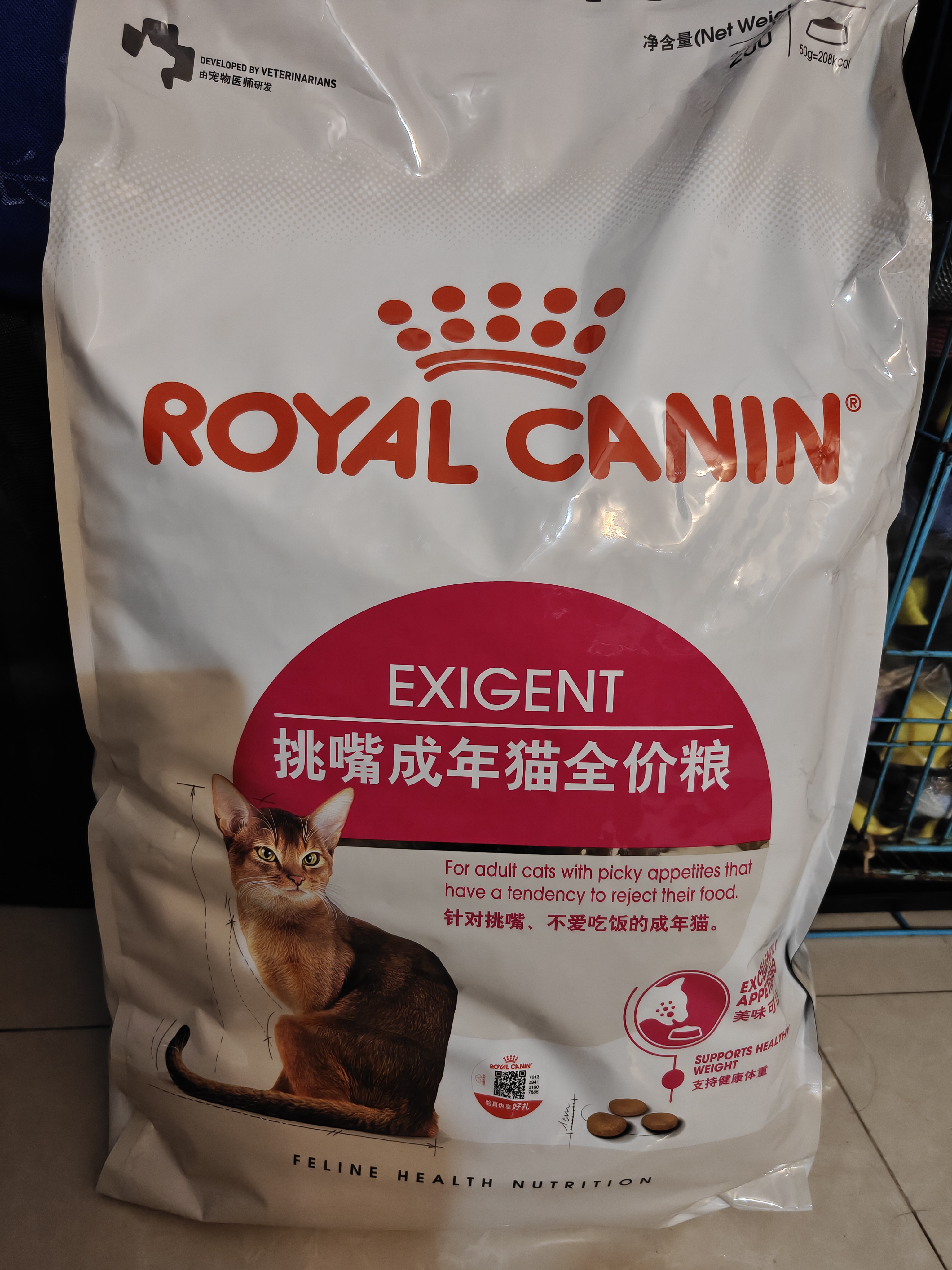 皇家猫粮 挑嘴成猫猫粮 高适口性 EF38 通用粮 12月以上 10KG 实拍图