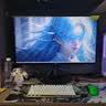 AOC爱攻 昊天Max 32英寸4K240Hz BlackAR3.0抗反 五层堆叠QD-OLED HDR500 DP2.1 电竞显示器AG326UZD2 实拍图