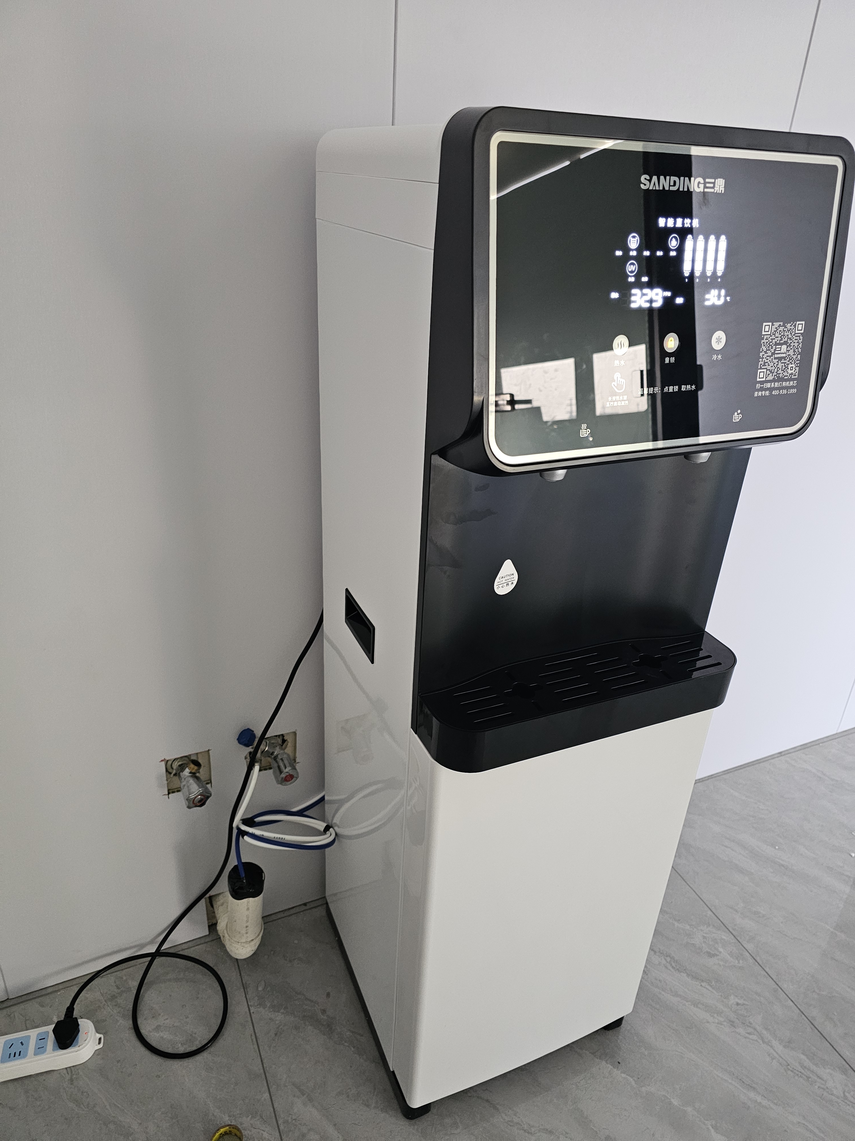 三鼎饮水机商用直饮机开水器立式净水器加热一体自来水过滤纯水机办公室开水机饮水SDROG-166 实拍图
