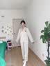 LULU CARTER蔡徐坤同款真丝睡衣男女情侣款秋冬季高端桑蚕丝家居服条纹礼盒装 黑色条纹男款-长袖长裤 【现货秒发】 L 【建议100-120斤】 实拍图