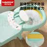 世纪宝贝（babyhood）儿童洗头躺椅 洗发神器折叠宝宝洗澡可坐躺家用洗发床 少女粉 实拍图