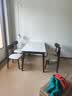 全友家居 北欧风长方形岩板餐桌椅子全套客厅家用实木脚桌子一桌四椅 实拍图