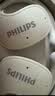 飞利浦（PHILIPS）蓝牙耳机骨传导概念真无线挂耳式开放式不入耳夹式运动跑步长续航高端降噪通用苹果华为TAT2708-白 实拍图