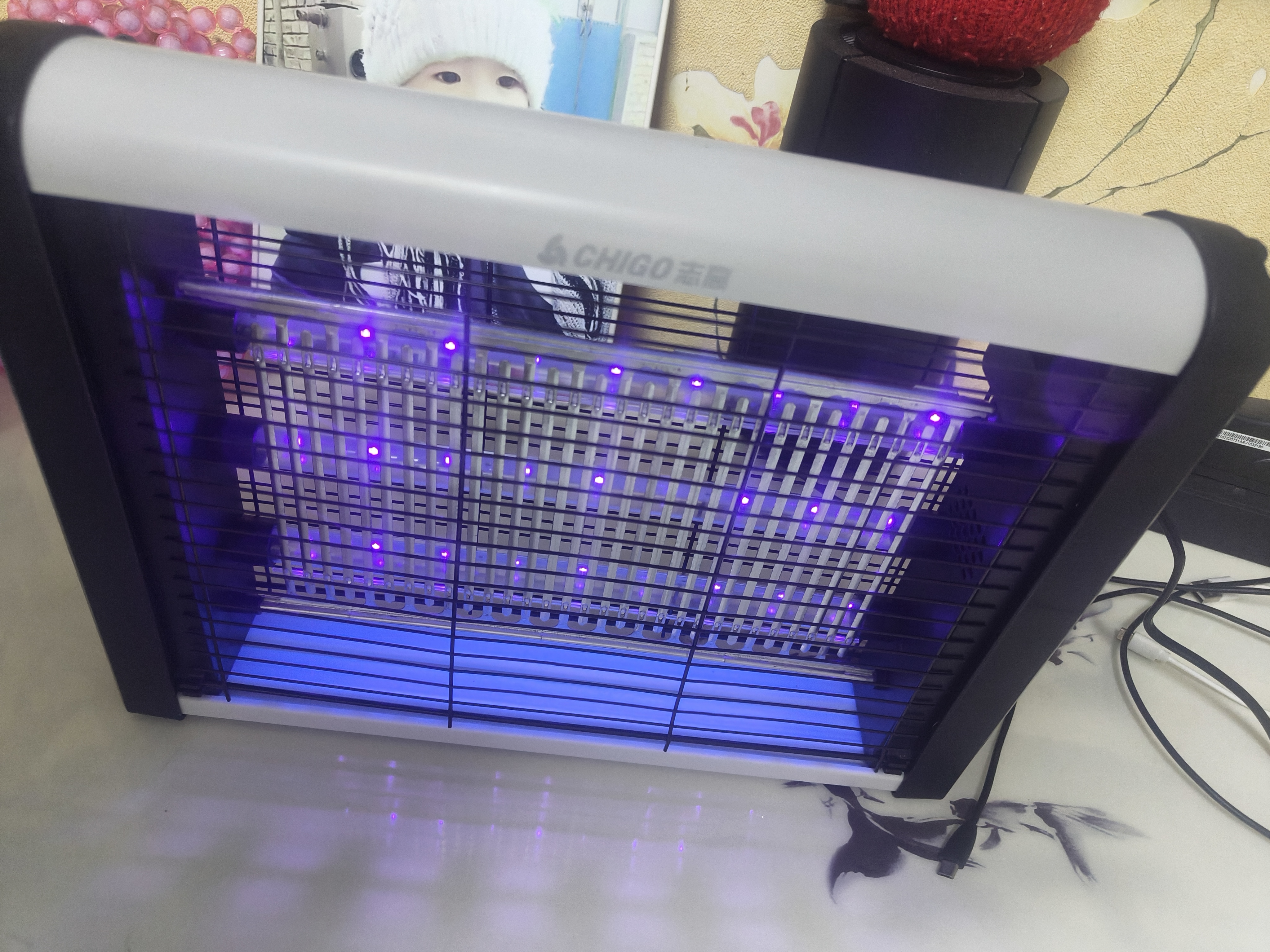志高灭蚊灯灭蝇灯商用家用苍蝇捕捉器室内餐厅驱蚊灯诱捉电蚊子 升级三灯管-20W【约170平方】 实拍图