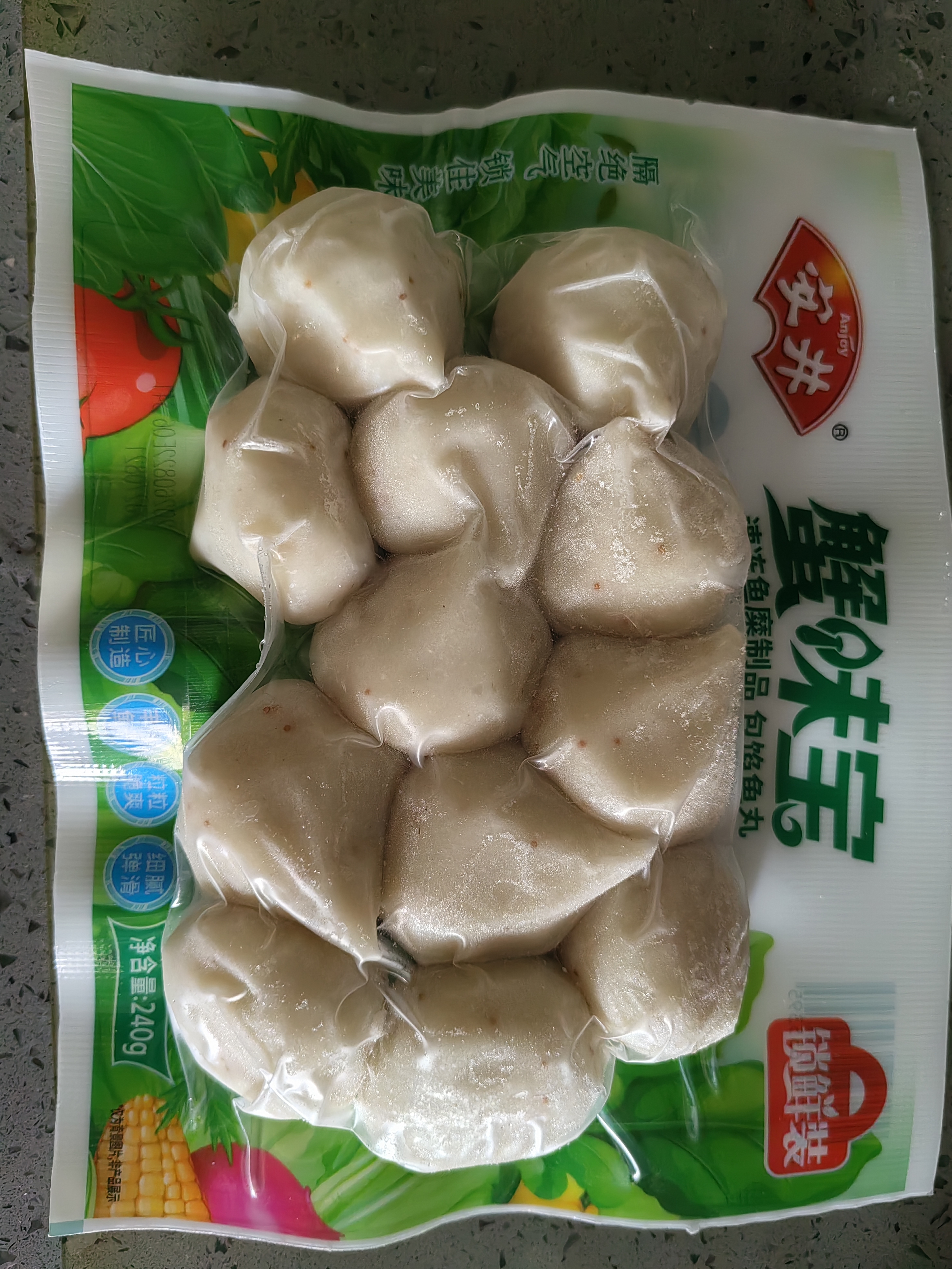 安井蟹味宝 240g/袋 锁鲜装火锅丸子麻辣烫方便菜 鱼糜含量≥45% 实拍图