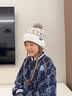 Kocotreekk树儿童帽子抗静电可爱绒球男童女孩宝宝冬季帽子 实拍图