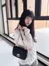 CinvaiKrose官方店小c&k包包女包2026新款单肩斜挎包女士菱格链条包生日礼物 黑色Black【小号】送女友老婆女生走心 实拍图