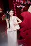 花芳宛新中式改良旗袍敬酒服新娘结婚高级感订婚粉色连衣裙女小个子回门 粉色2件套装 S 晒单实拍图