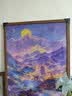 金隆兴实木拼图相框1000片胡桃木色挂墙装饰画框装裱空框70x50cm 实拍图