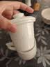 京红运茶杯茶水分离陶瓷杯带盖办公室杯羊脂玉送教师长辈父亲礼物泡茶杯 实拍图
