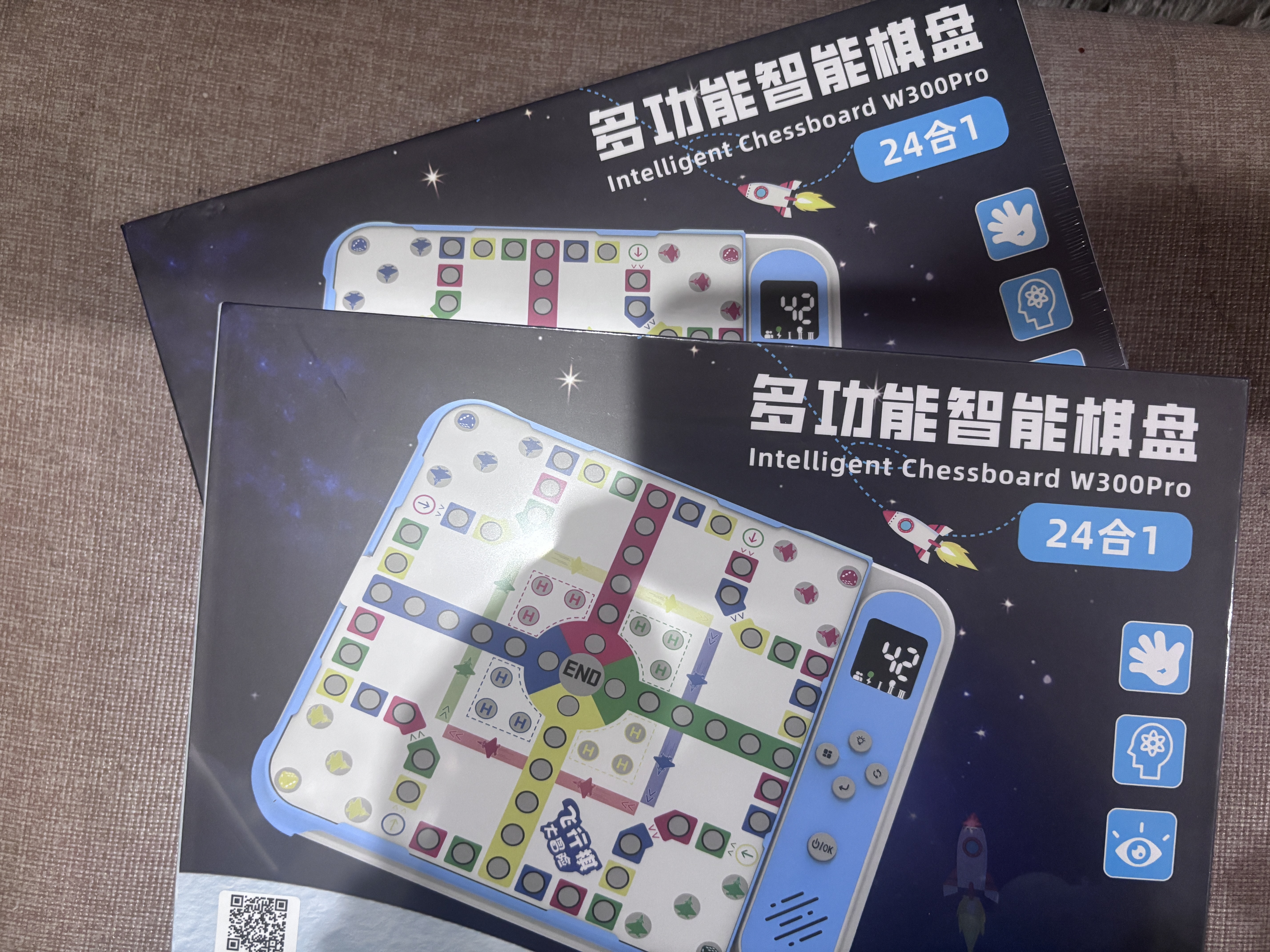 梦多福AI智能五子棋电子棋盘井字棋儿童益智玩具男孩生日礼物女孩6-10岁 实拍图