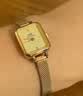 丹尼尔惠灵顿（DanielWellington）【马思纯同款】DW女士手表复古小方糖钢表带生日礼物送女友DW651 实拍图