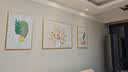 猫九酱奶油风客厅装饰画简约绿植沙发背景墙挂画卧室床头三联壁画 实拍图