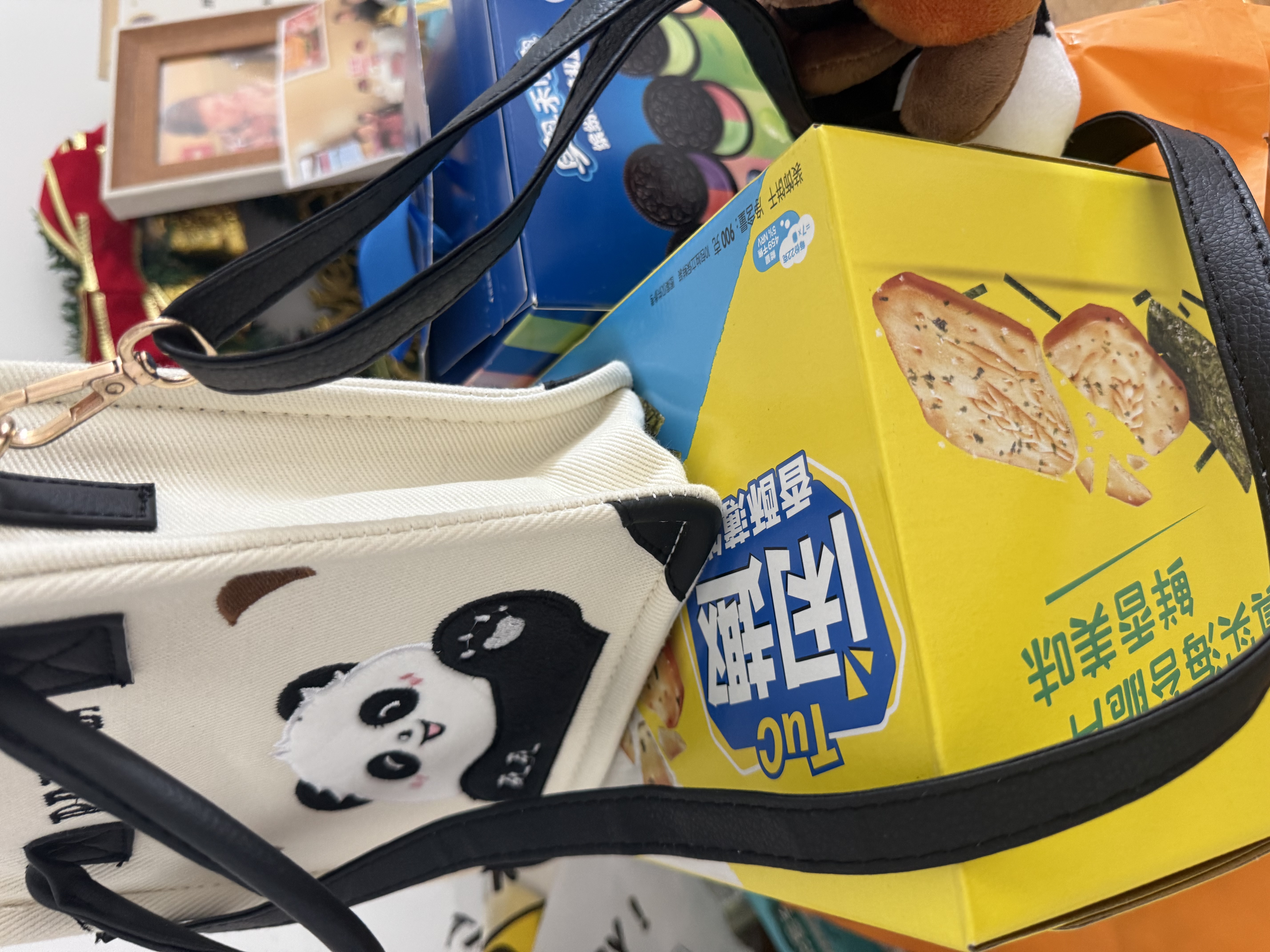 闲趣香焙海苔味900g 薄脆饼干 休闲零食大礼包送礼 早餐下午茶 实拍图