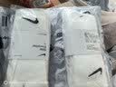 耐克NIKE袜子男子 舒适透气运动袜 中筒袜三双装SX7676-100白L 实拍图