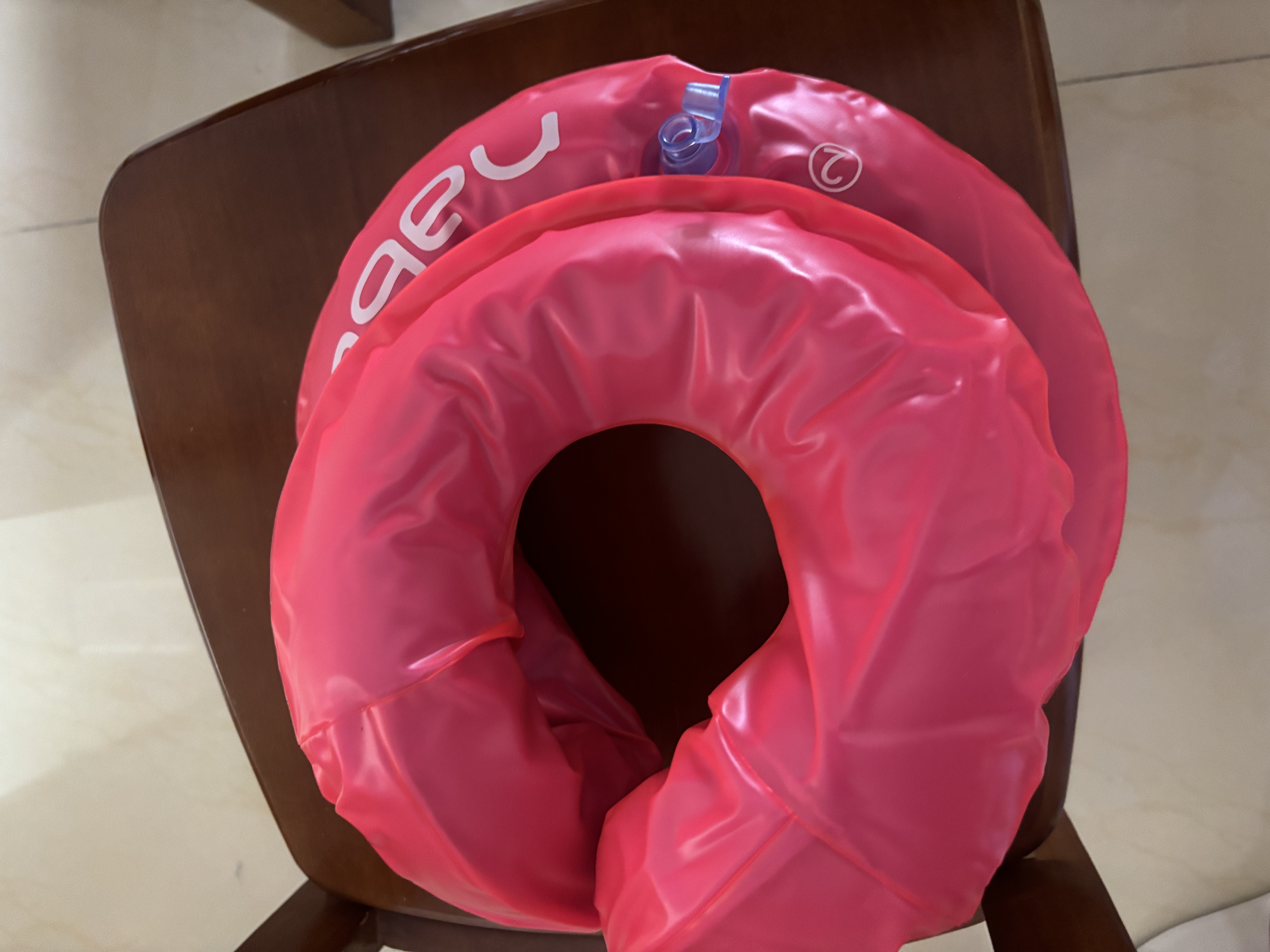 迪卡侬儿童游泳圈腋下浮圈加厚充气宝宝手臂圈18-30KG-713986 实拍图