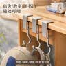 贝傅特 书包挂钩 学生课桌侧边专用挂包神器办公桌面无痕钉强力承重 可调节 不锈钢 2只装 实拍图