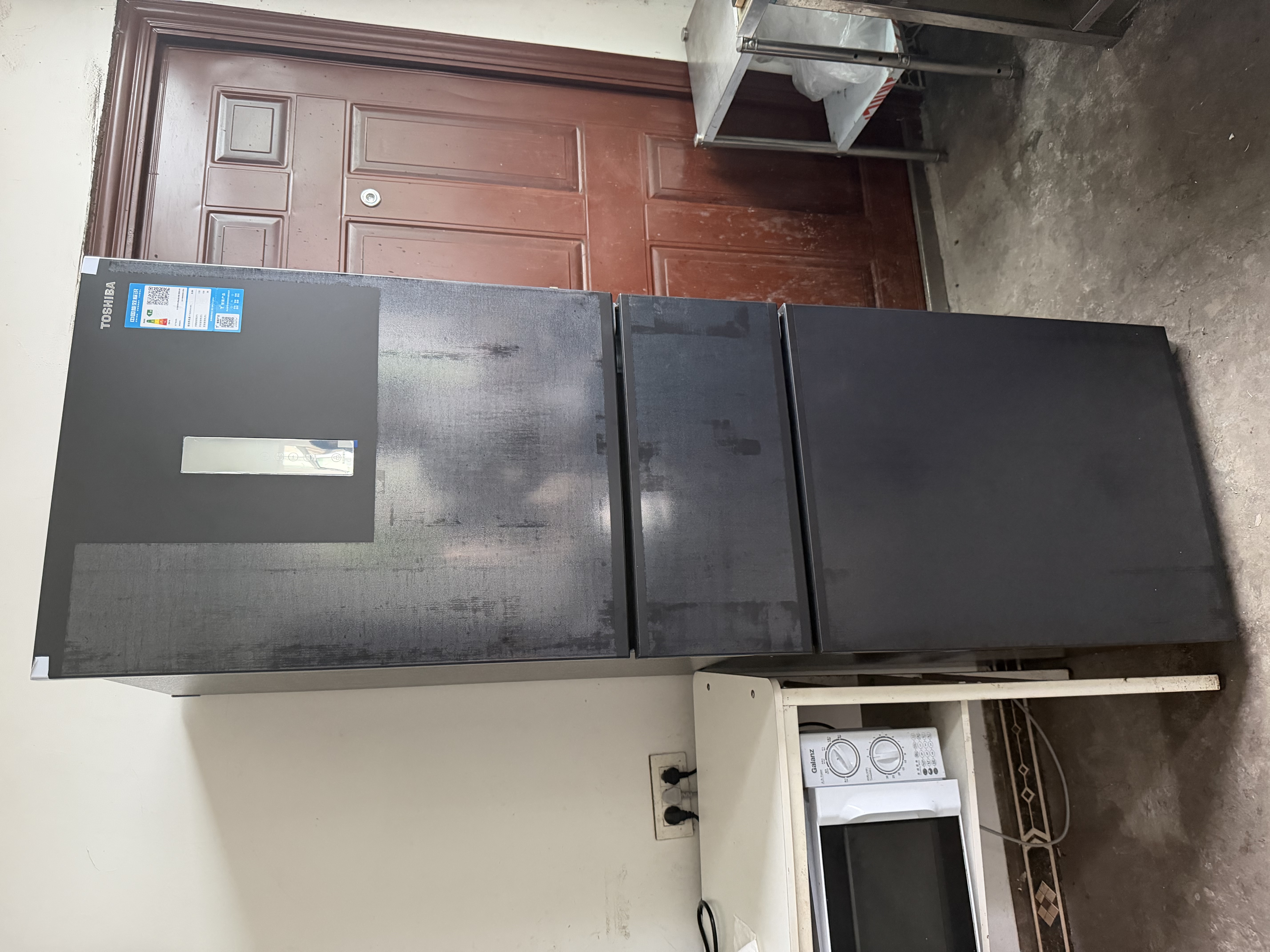 东芝（TOSHIBA）271L黑金版三门冰箱285超薄家用小型宽幅变温出租房宿舍变频省电GR-RM285WI-PM1贝母釉 换新补贴 实拍图