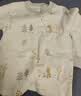 童泰（TONGTAI）宝宝秋衣套装春秋季纯棉婴儿衣服儿童高腰护肚家居服蓝色80cm 实拍图