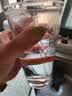 水杯玻璃杯吸管杯女高颜值可爱便携耐热仙女杯创意双饮杯随手杯子 450ml黑色字母+盖子+玻璃吸管 1只 实拍图