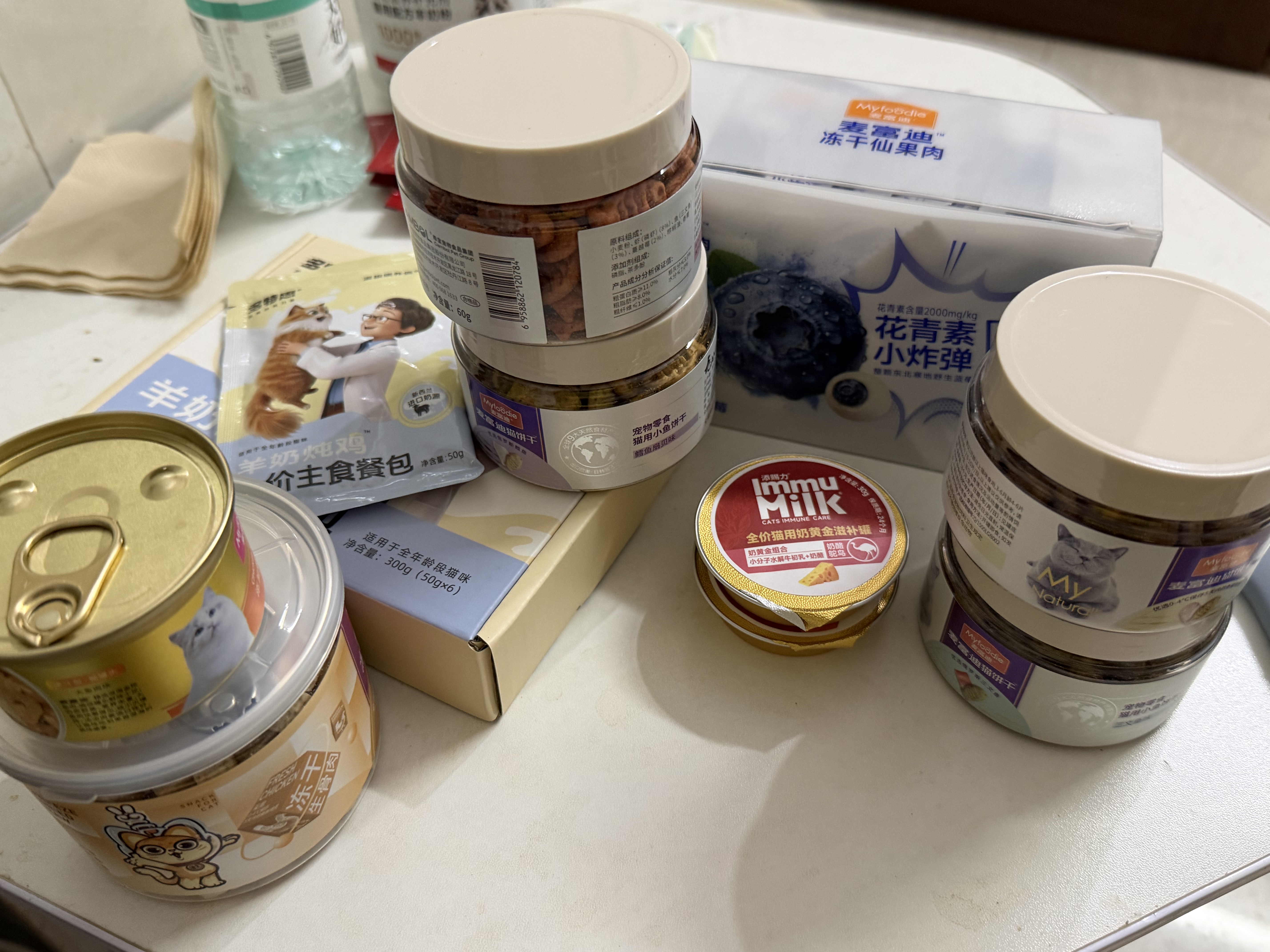 麦富迪 猫零食狗狗零食通用肉干宠物零食冻干鸡肉蓝莓20g 实拍图