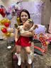 优奇女宝宝连衣裙婴儿衣服春秋装中国风女童满月百天周岁年服裙子套装 晒单实拍图