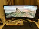 华硕VG34VQL3A 34英寸电竞显示器2K WQHD曲面带鱼屏 180Hz高刷 HDR400 125%sRGB广色域HVA屏1ms 实拍图