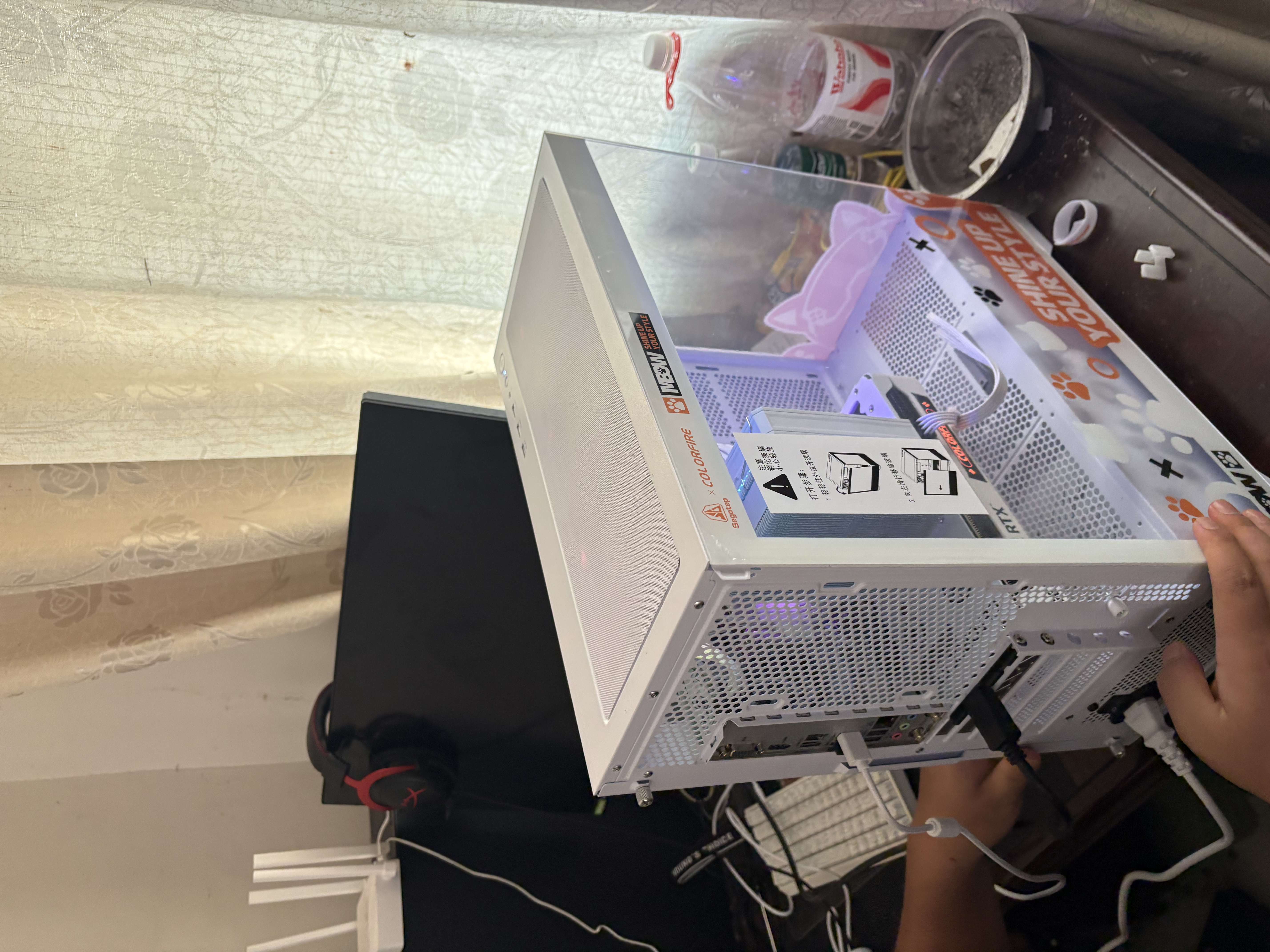 AOC 23.8英寸2K 180Hz高刷护眼办公 FastIPS HDR 6轴调色 出厂校色 低蓝光不闪 电竞电脑显示器Q24G51 实拍图